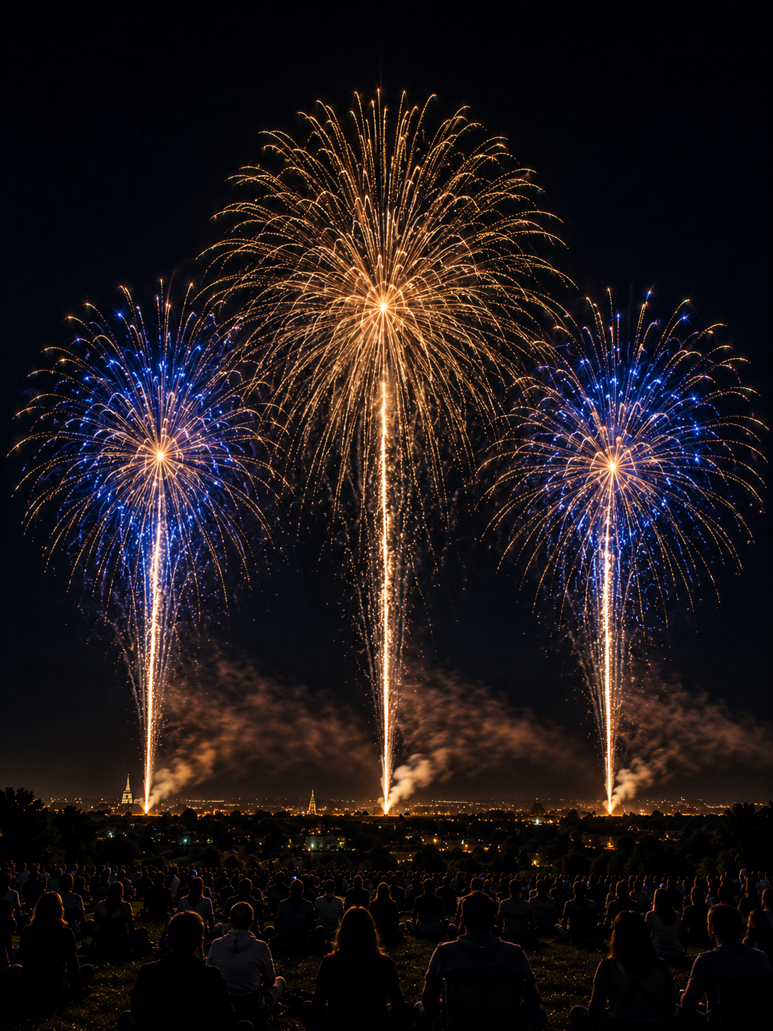Horizonte aus Licht Höhenfeuerwerk für Stadtfeste und Schützenfeste